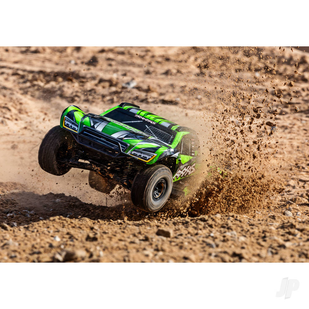 Traxxas Maxx Slash 1:8 6S 4WD Short Course Truck, Green (+TQI 2-ch Link, V - TRX102076-4-GRN 8