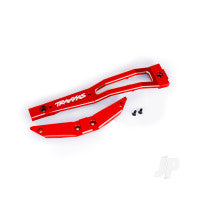 Traxxas Chassis brace, front, 6061-T6 aluminium (red-anodised/ 2.5x6mm CCS (with threadlock) (2) TRX10221-RED