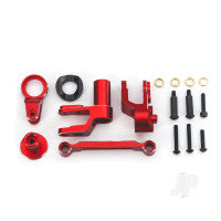 Traxxas Steering bellcranks in red-anodised TRX10246-RED