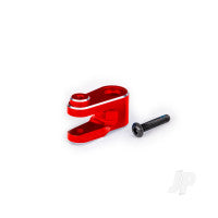 Traxxas Servo horn, steering, 6061-T6 aluminium (red-anodised)/ 3x15mm BCS (with threadlock) (1) TRX10247-RED