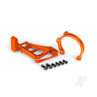 Traxxas Motor mounts (front &amp; rear) (orange-anodised 6061-T6 aluminium)/ 3x10mm CCS (with threadlock) (4)/ 4x12mm BCS (with threadlock) (2) (for use with #3483 motor) TRX10262-ORNG