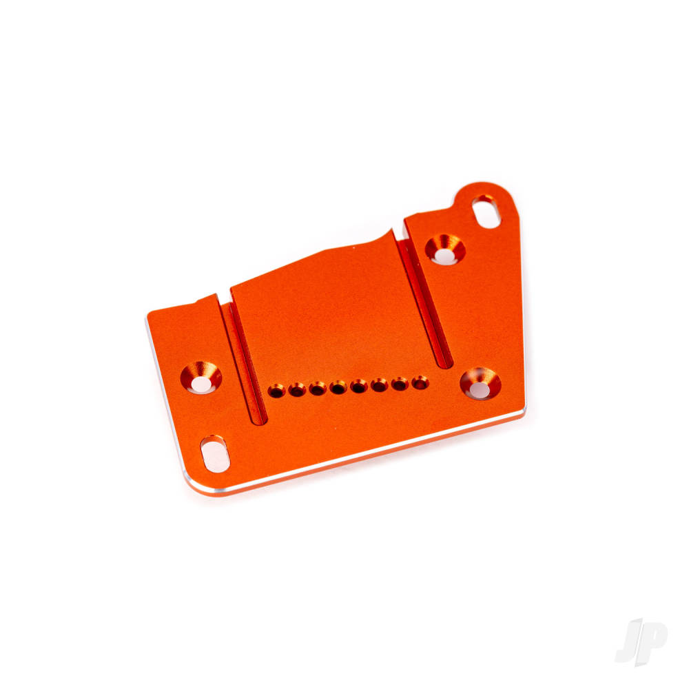 Traxxas Motor mount cap, 6061-T6 aluminium (orange-anodised) TRX10263-ORNG