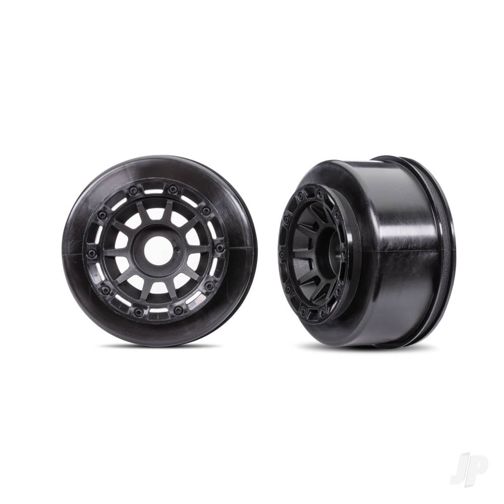 Traxxas Wheels (black) (2) TRX10271