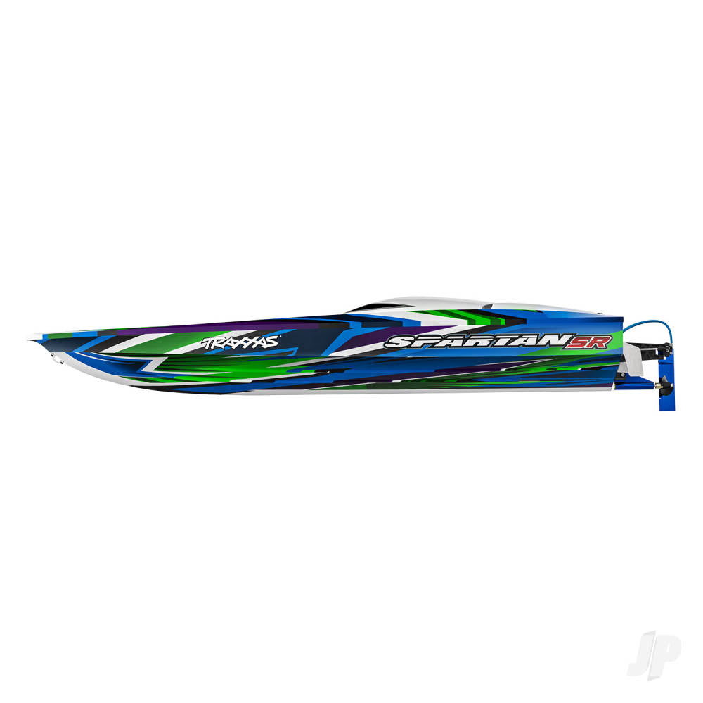 Traxxas Spartan SR VXL 1:10 36in Electric Brushless Race Boat, Green (+ TQ - TRX103076-4-GRN 1