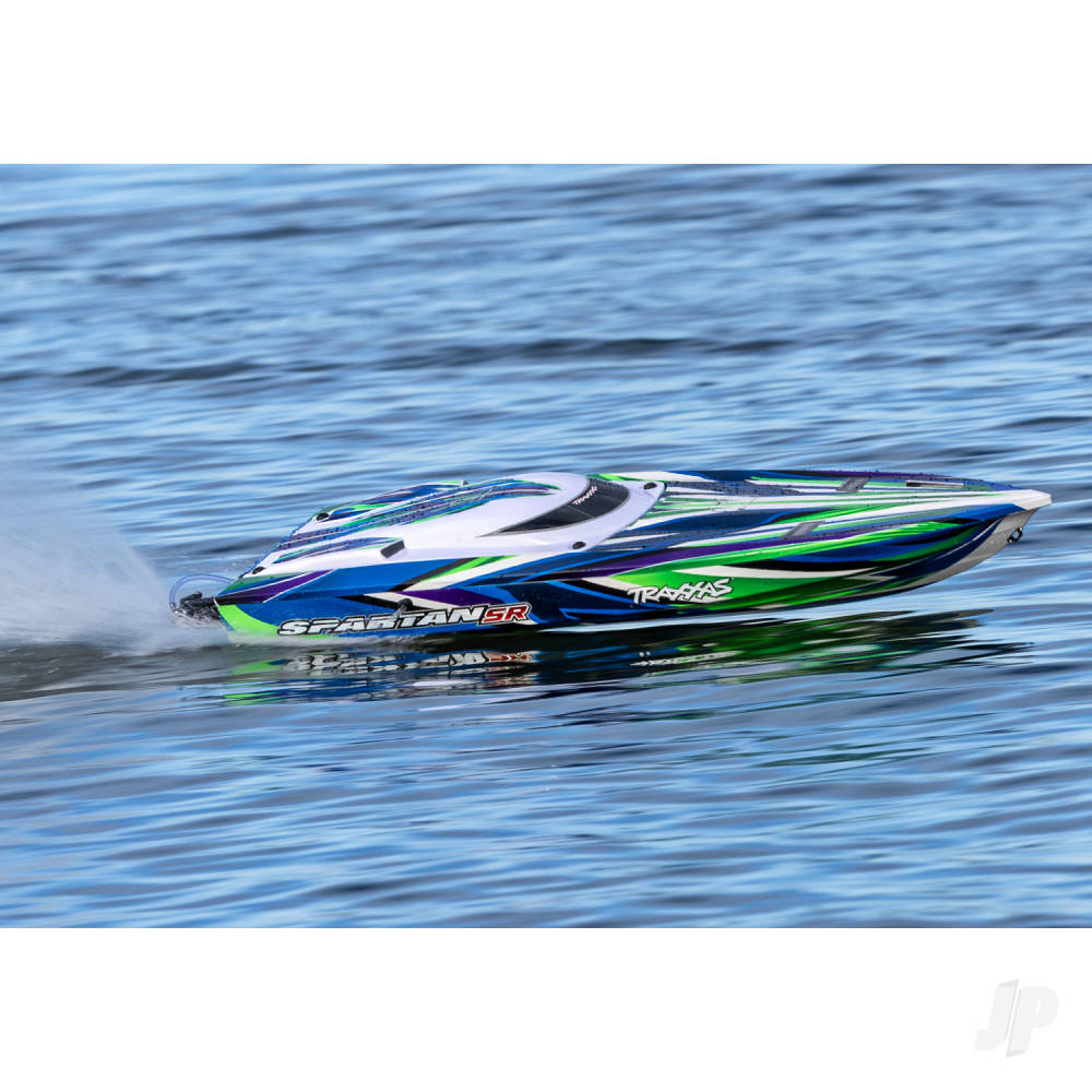 Traxxas Spartan SR VXL 1:10 36in Electric Brushless Race Boat, Green (+ TQ - TRX103076-4-GRN 6