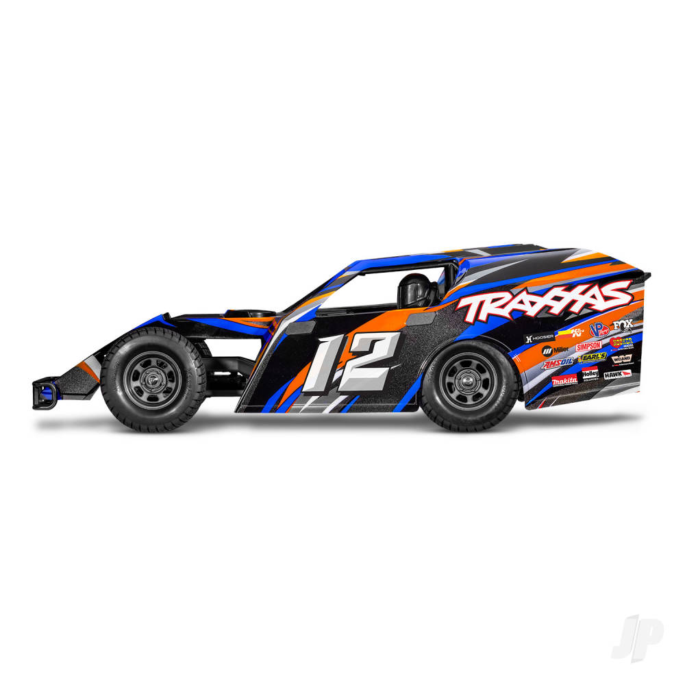 Traxxas Slash Modified BL-2S 1:10 2WD RTR Dirt Oval Racer, Blue (TRX104354-74-BLUE)