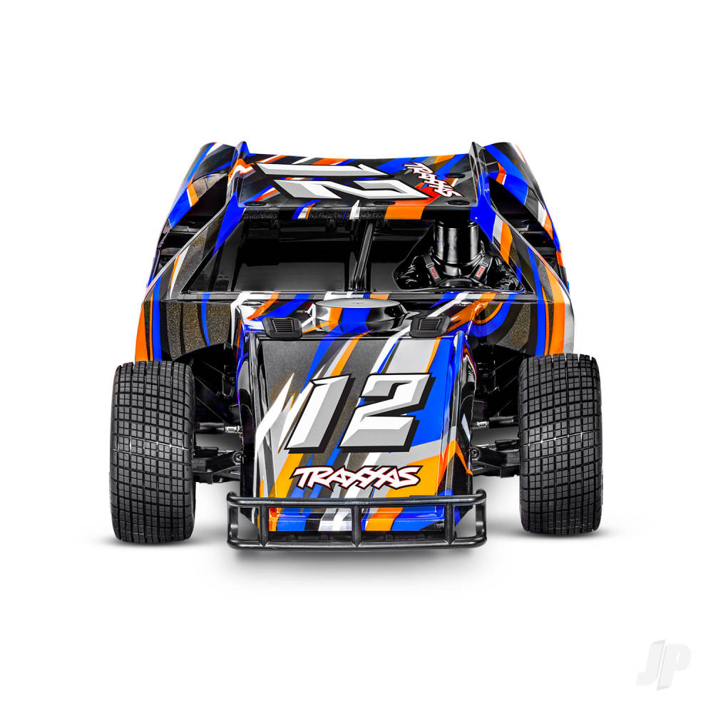 Traxxas Slash Modified BL-2S 1:10 2WD RTR Dirt Oval Racer, Blue (TRX104354-74-BLUE)