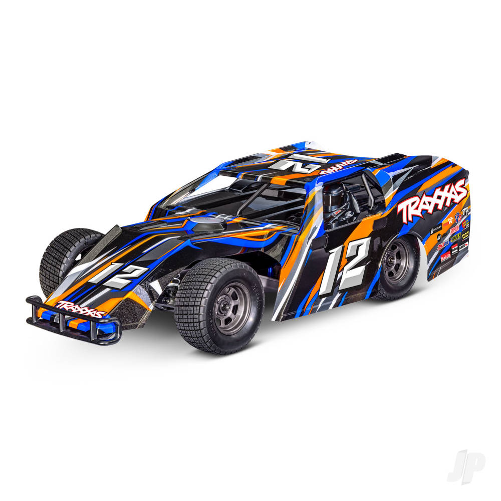 Traxxas Slash Modified BL-2S 1:10 2WD RTR Dirt Oval Racer, Blue (TRX104354-74-BLUE)