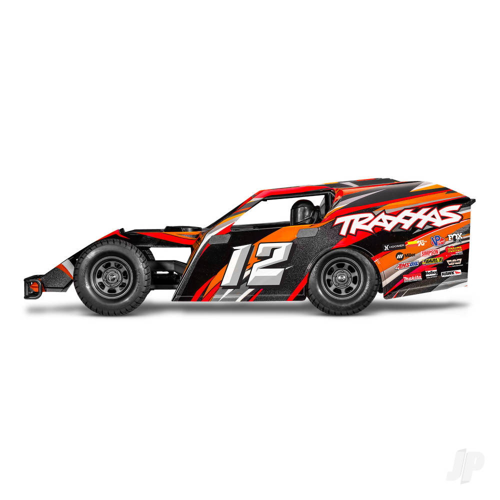 Traxxas Slash Modified BL-2S 1:10 2WD RTR Dirt Oval Racer, Orange (TRX104354-74-ORNG)