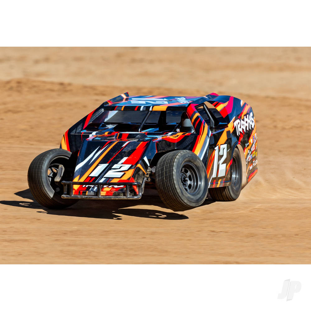 Traxxas Slash Modified BL-2S 1:10 2WD RTR Dirt Oval Racer, Orange (TRX104354-74-ORNG)