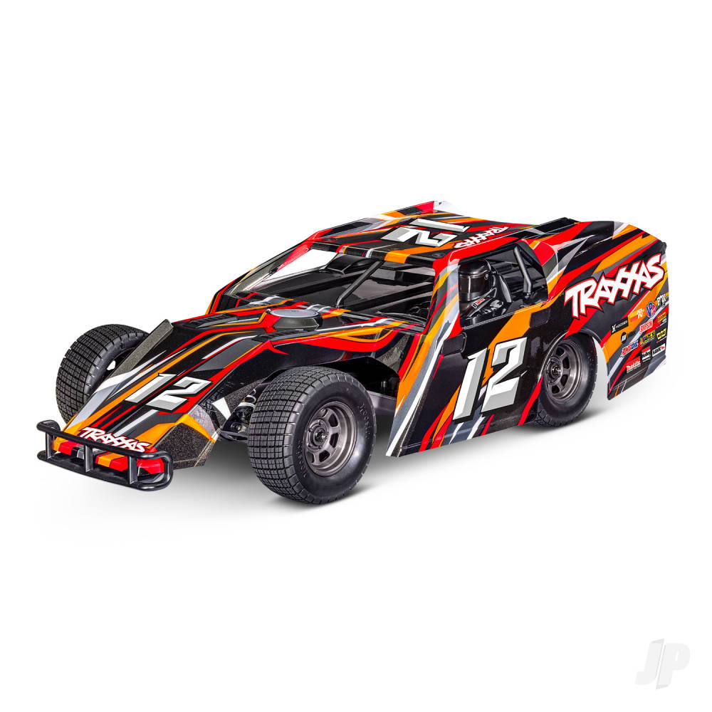 Traxxas Slash Modified BL-2S 1:10 2WD RTR Dirt Oval Racer, Orange (TRX104354-74-ORNG)