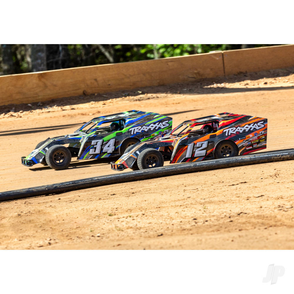 Traxxas Slash Modified BL-2S 1:10 2WD RTR Dirt Oval Racer, Red (TRX104354-74-RED)