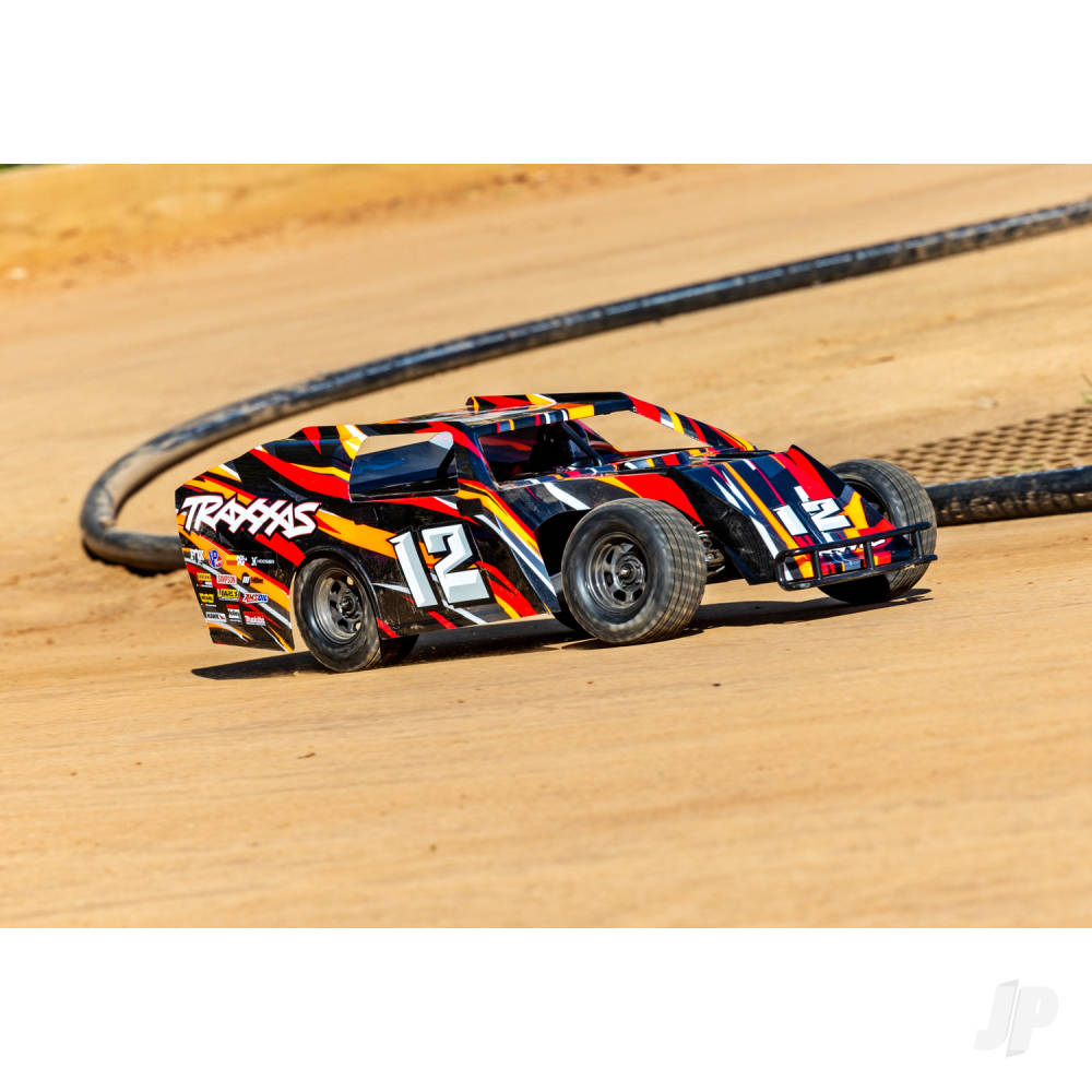 Traxxas Slash Modified BL-2S 1:10 2WD RTR Dirt Oval Racer, Red (TRX104354-74-RED)