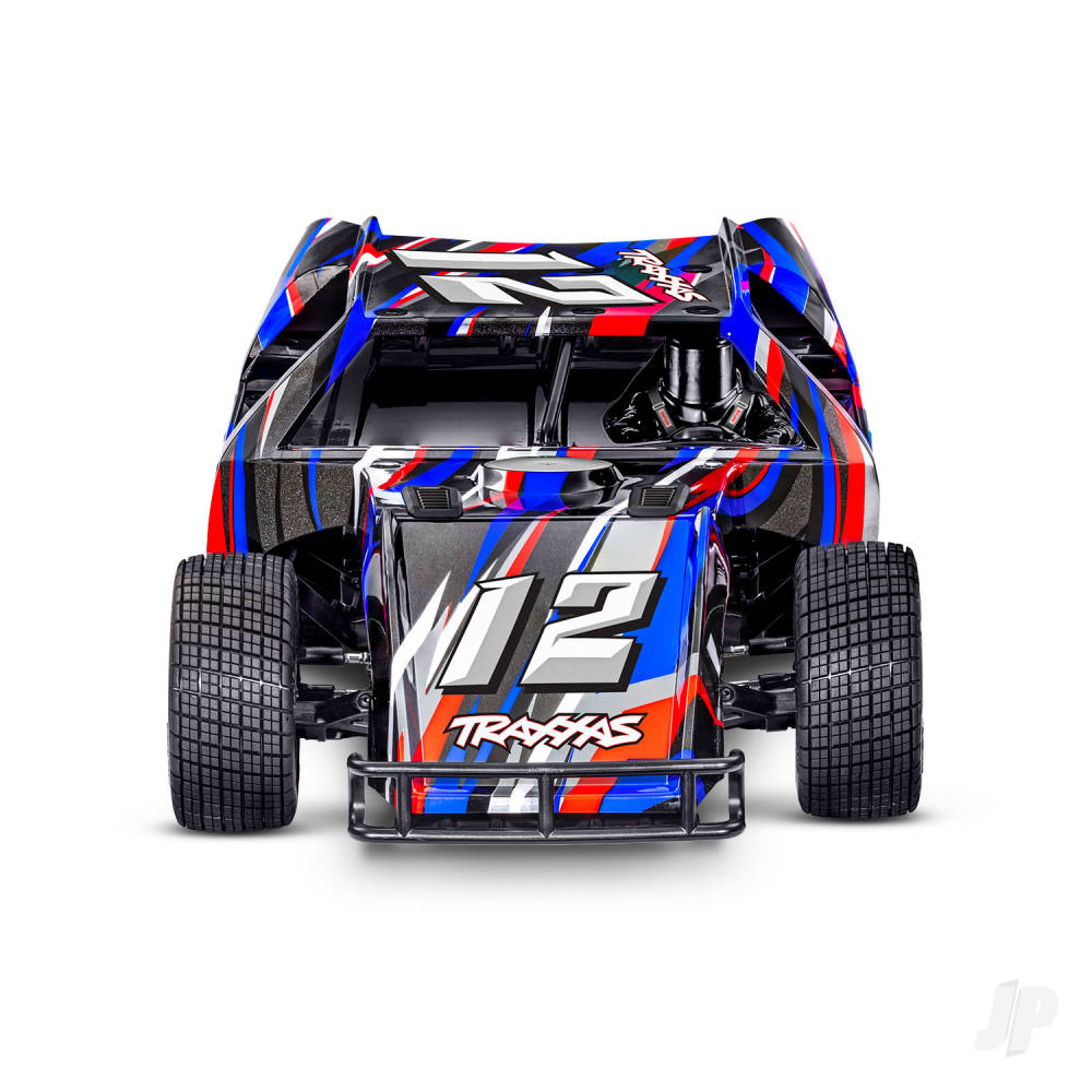 Traxxas Slash Modified BL-2S 1:10 2WD RTR Dirt Oval Racer, Red (TRX104354-74-RED)