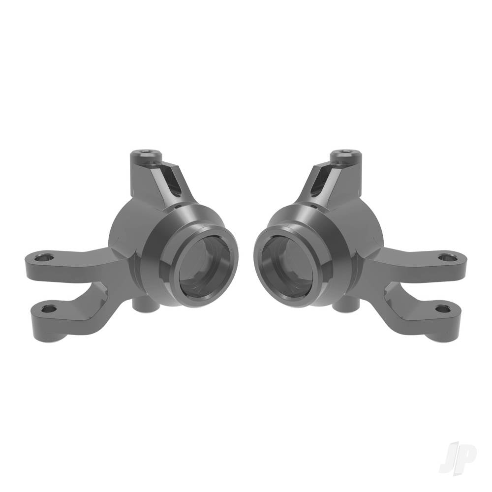 Traxxas Steering blocks, 6061-T6 aluminium (TRX10734-GRAY)