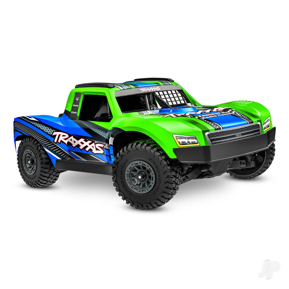  	Traxxas Mini Slash BL-2S 4X4 RTR Short Course Truck, Green 
