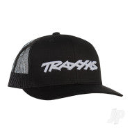 Traxxas Trucker Hat Curved Bill Black Traxxas Logo TRX1182-BLK