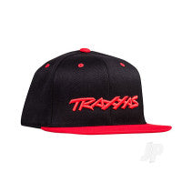 Traxxas Snap Hat Flat Bill Black / Red OSFA TRX1183-BLR Main