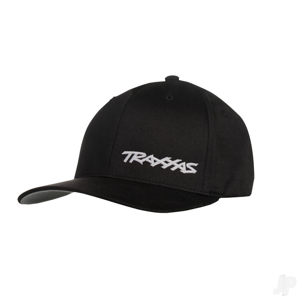 Traxxas Flex Hat Curve Bill Black / White L / XL Traxxas Logo TRX1187-BLW-LXL 1