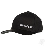 Traxxas Flex Hat Curve Bill Black / White L / XL Traxxas Logo TRX1187-BLW-LXL Main