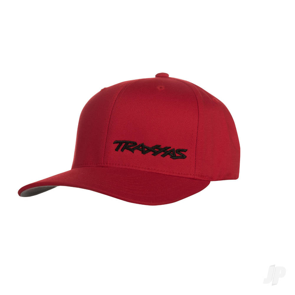 Traxxas Flex Hat Curve Bill Red / Black L / XL Traxxas Logo TRX1187-RBL-LXL 1