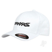 Traxxas Traxxas Logo Flexfit Hat (White) TRX1188-WHT-LXL