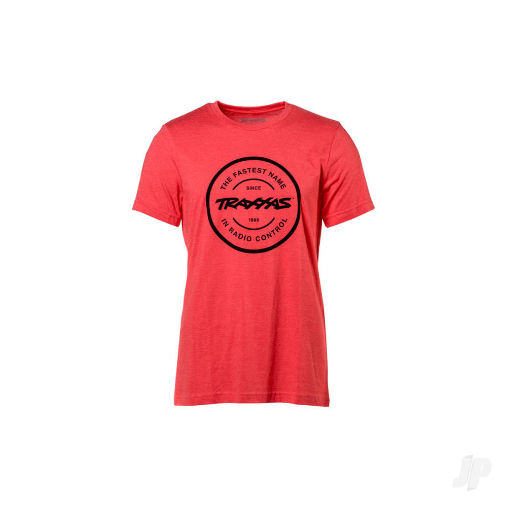 Traxxas Token Tee Heather Red L TRX1359-L 1