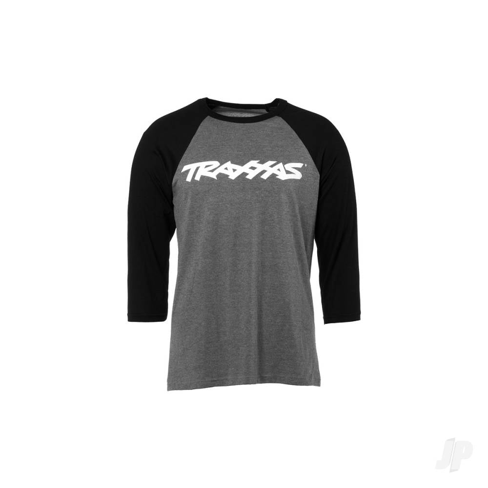 Traxxas Traxx Raglan Shirt Grey / Black Large TRX1369-L 1