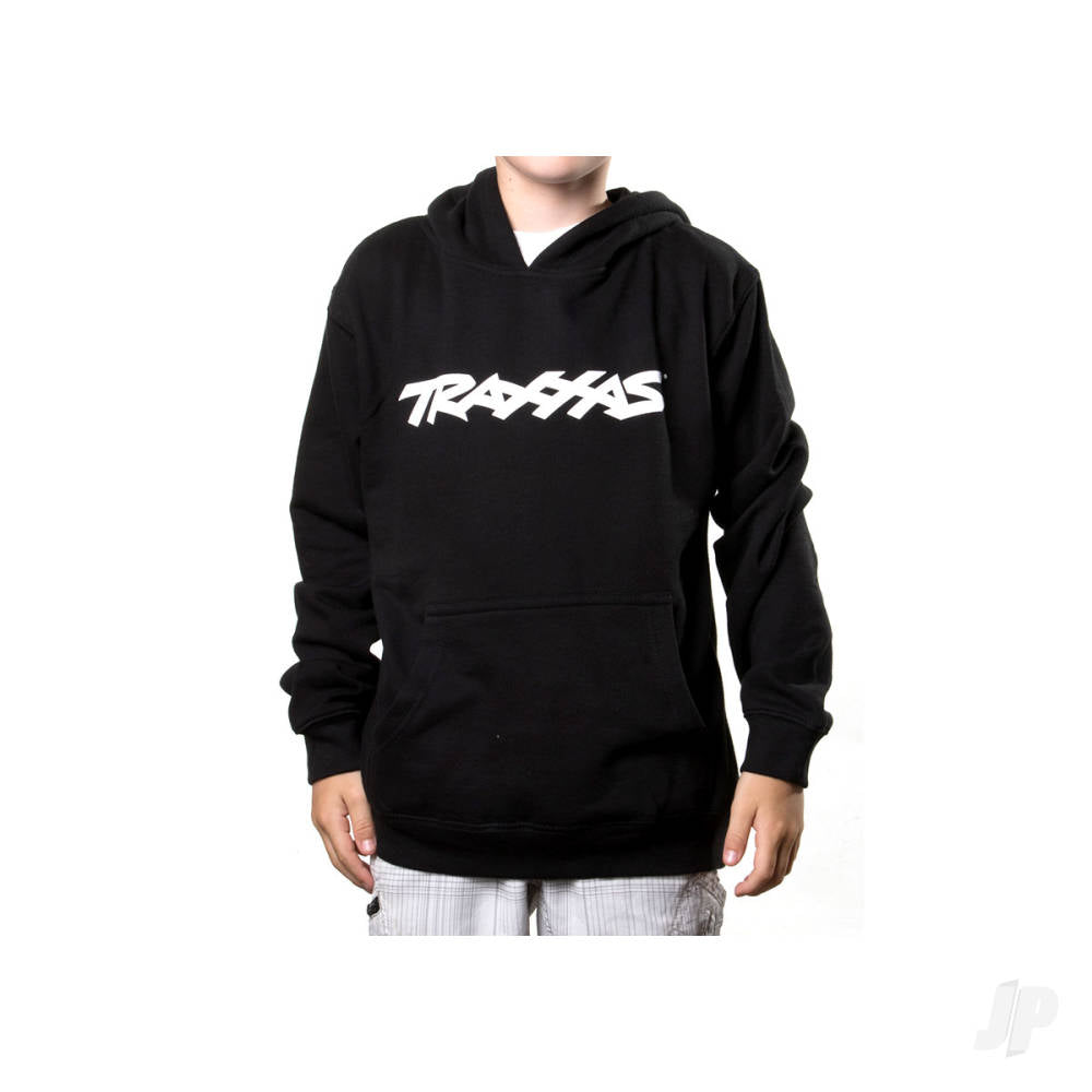 Traxxas Traxxas Logo Hoodie Black Youth Small TRX1397-S 1
