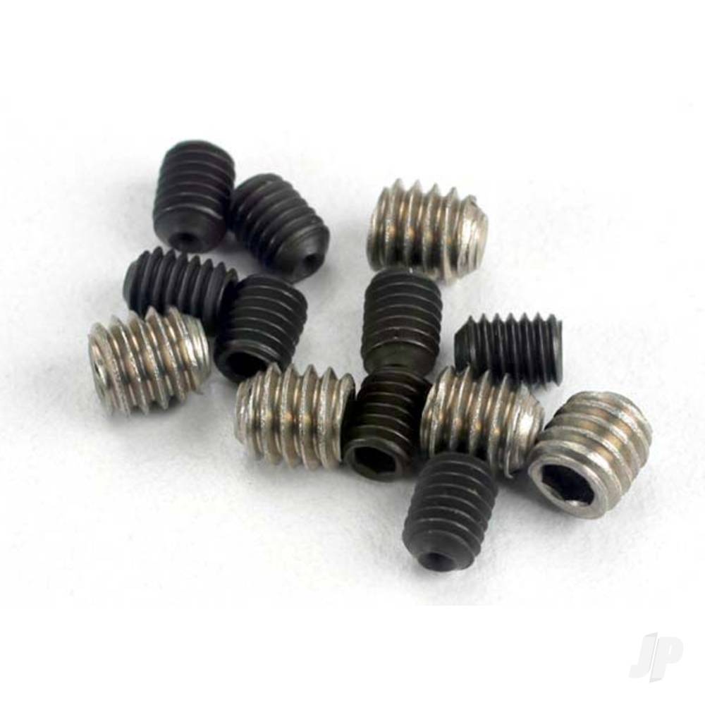 Traxxas Set (grub) screws, 3x4mm (8 pcs) / 4x4mm (stainless) (4 pcs) TRX1548