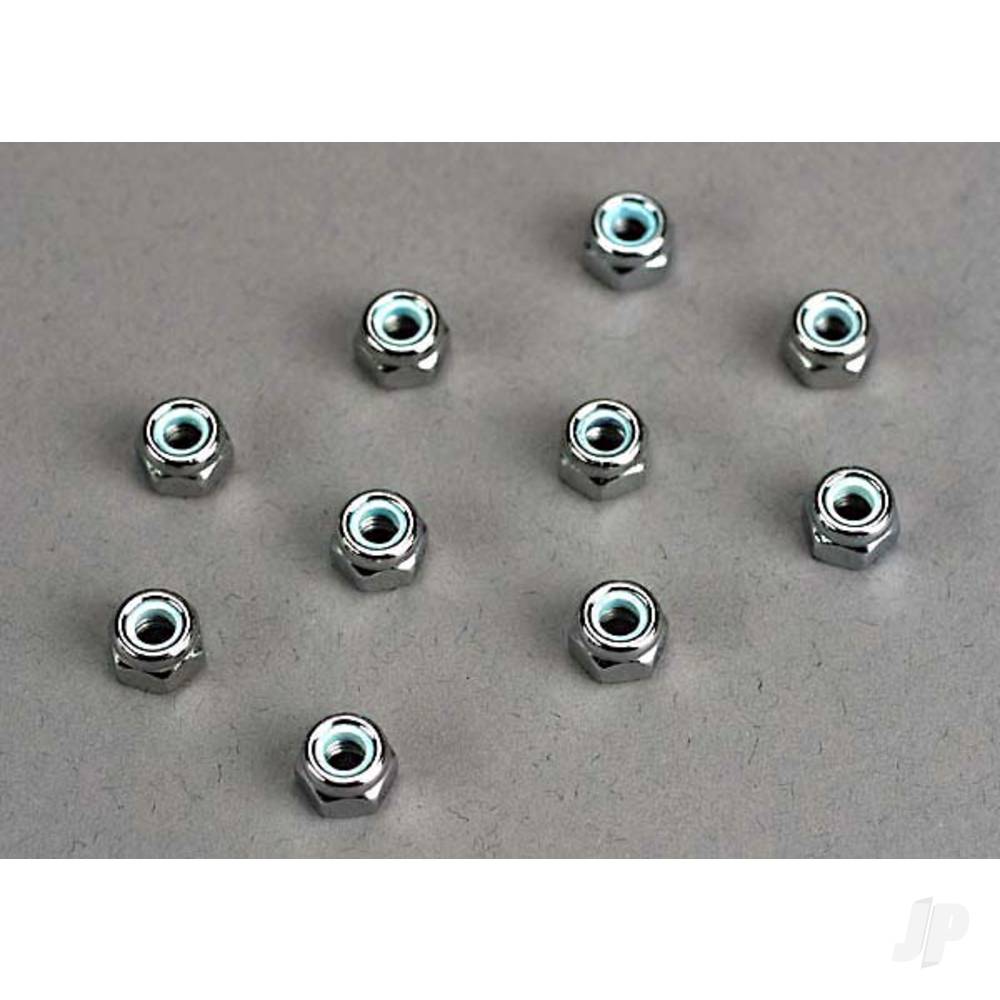 Traxxas Nuts, 4mm nylon locking (10 pcs) TRX1747