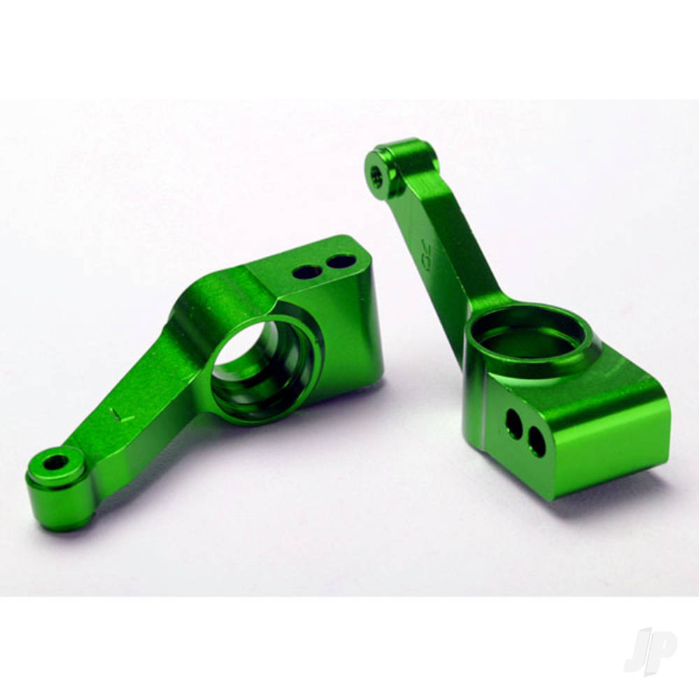 Traxxas Carriers, stub axle (Green-anodised 6061-T6 aluminium) (Rear) (2 pcs) TRX1952G