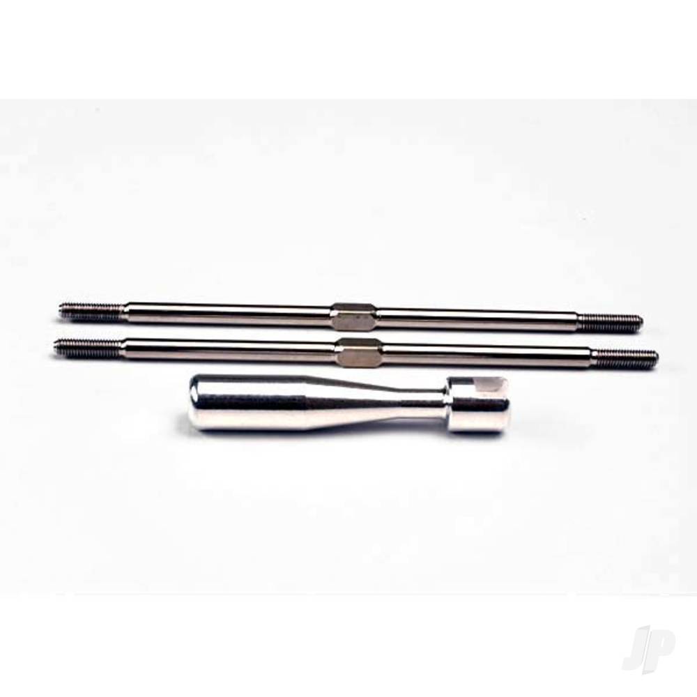 Traxxas Turnbuckles, titanium 105mm (2 pcs) / billet aluminium wrench TRX2339X