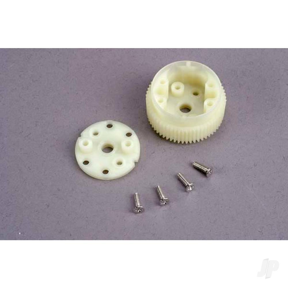 Traxxas Main diff gear with side cover plate & screws TRX2381