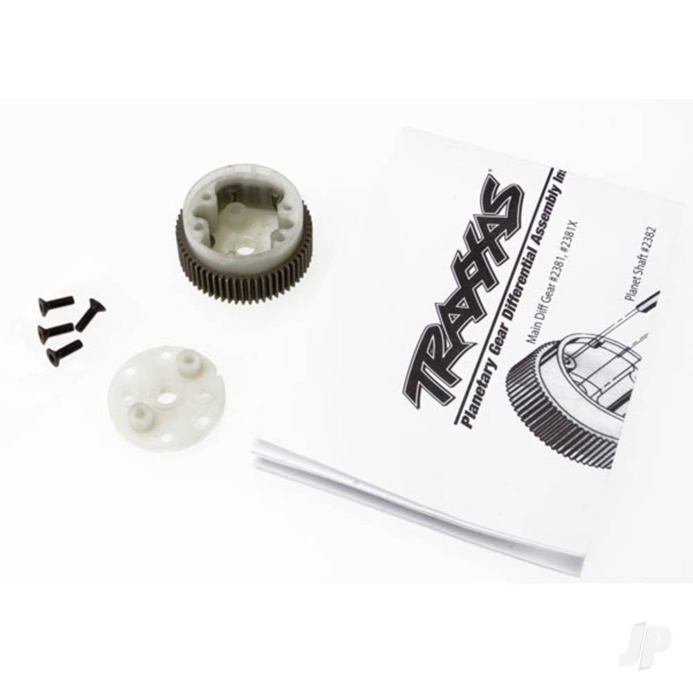 Traxxas Main diff with Steel ring gear / side cover plate / screws (Bandit, Stampede, Rustler) TRX2381X