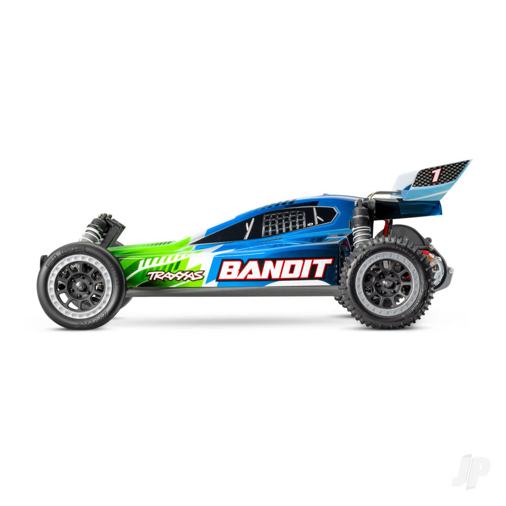 Traxxas Bandit 1:10 2WD RTR Electric Off-Road Buggy, Green (+ TQ 2-ch, XL- - TRX24054-8-GRN 2