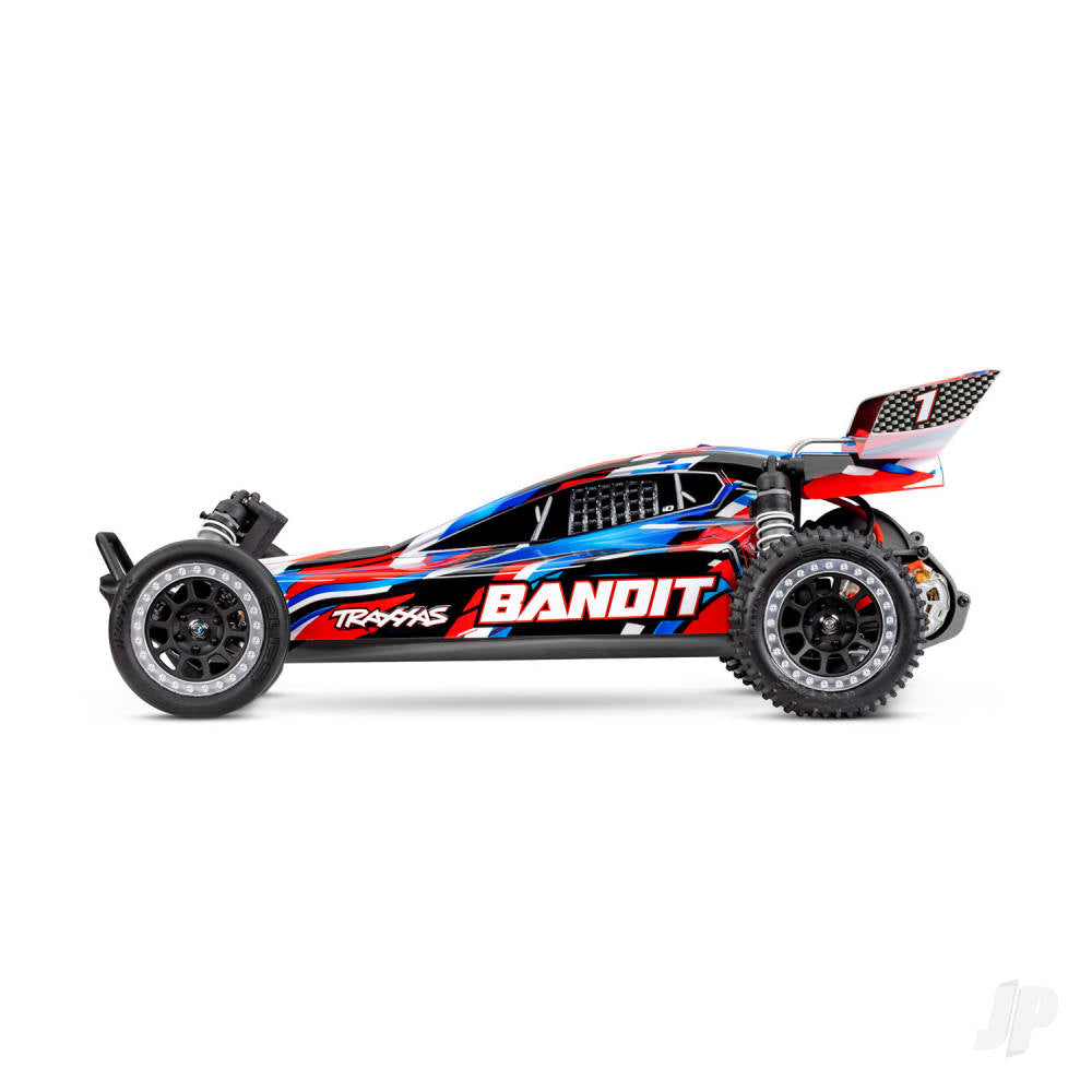Traxxas Bandit HD 1:10 2WD RTR Electric Buggy, Red (TRX24254-8-RED)