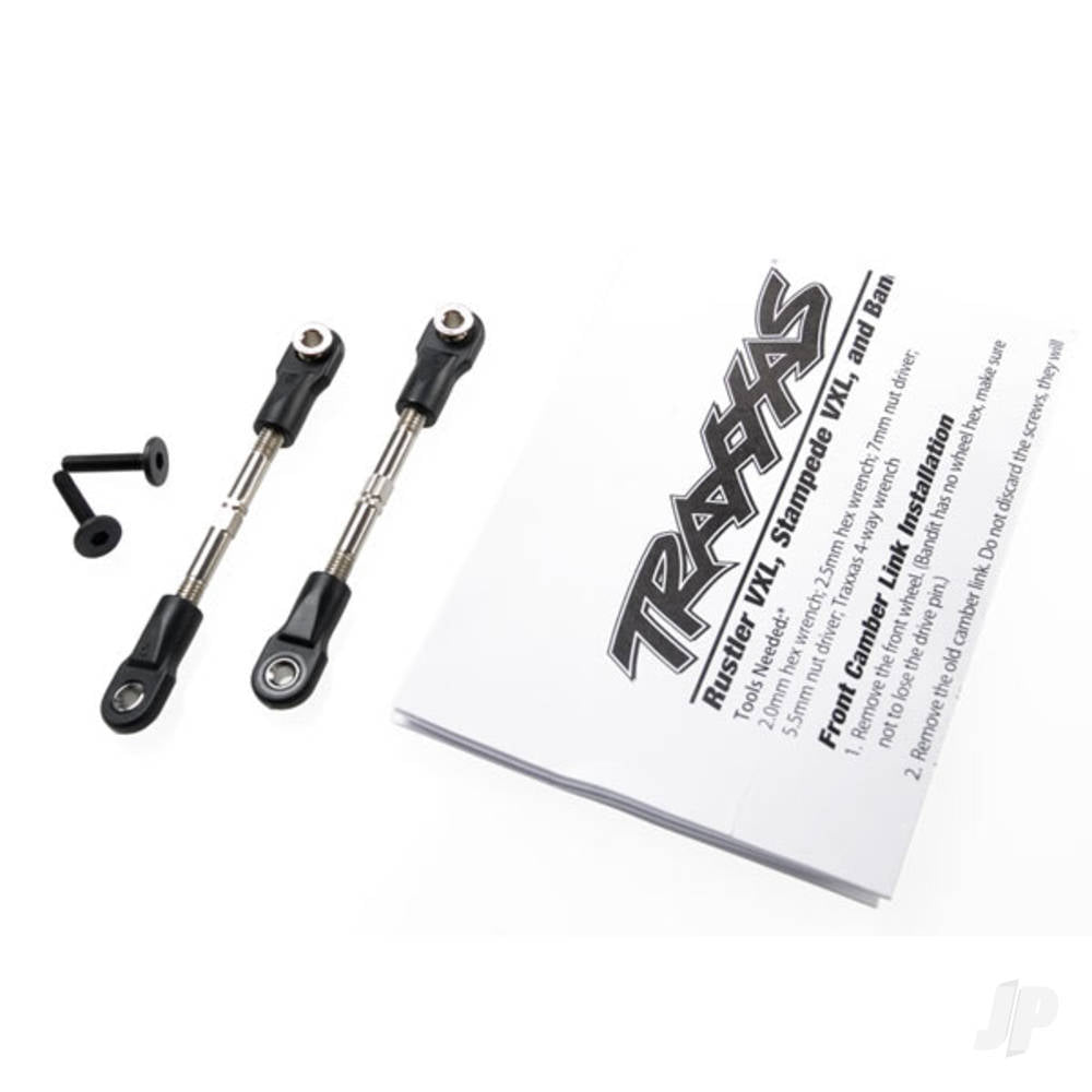 Traxxas Turnbuckles, camber link, 47mm (67mm Center to Center) (Front) (assembled with rod ends and hollow balls) (1 left, 1 right) TRX2444