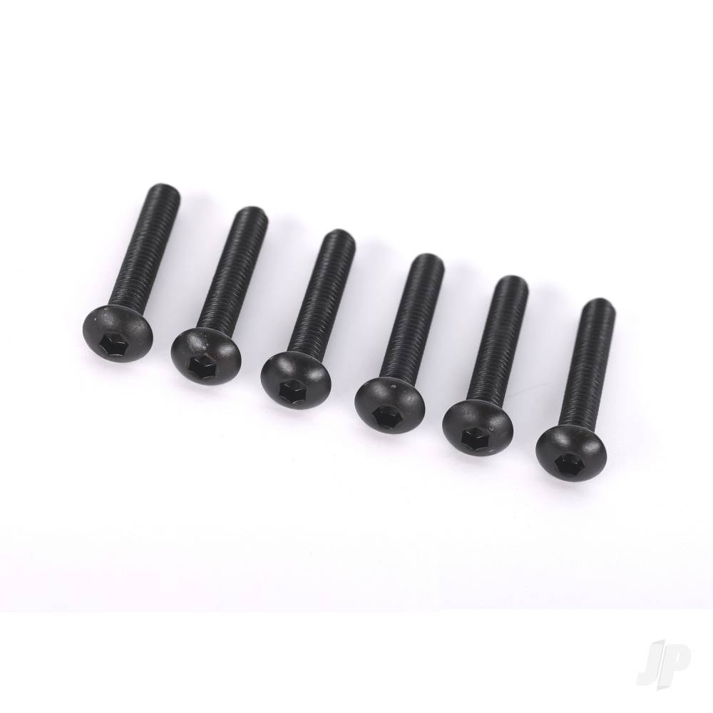 Traxxas Screws, 4x24mm button-head machine (hex drive) (6) TRX2455