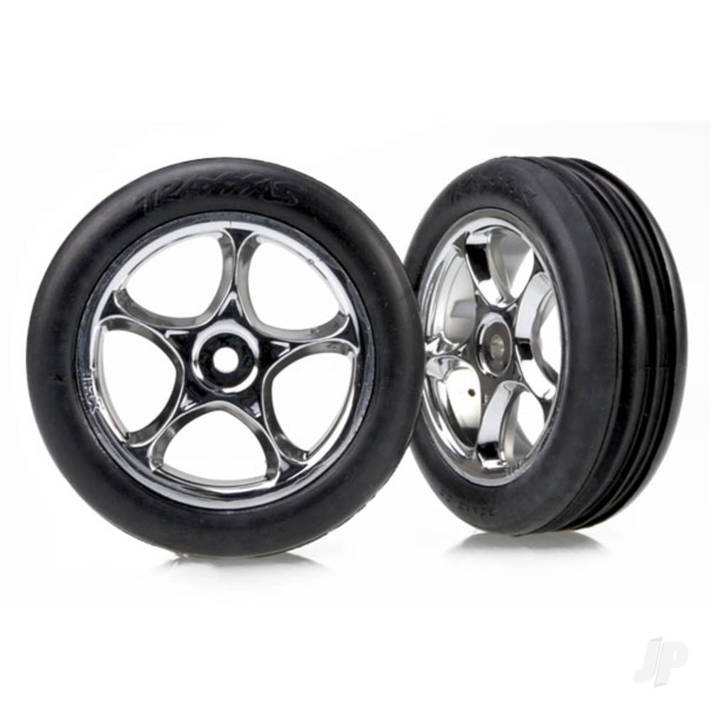 Traxxas Tyres and Wheels, Assembled Tracer 2.2in (2 pcs) TRX2471R