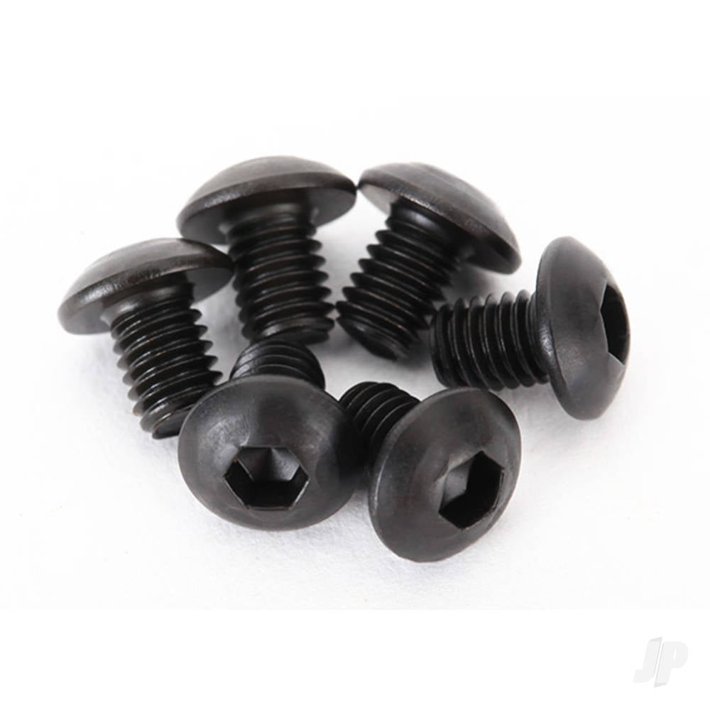 Traxxas Screws, 3x4mm button-head machine (hex drive) (6 pcs) TRX2515