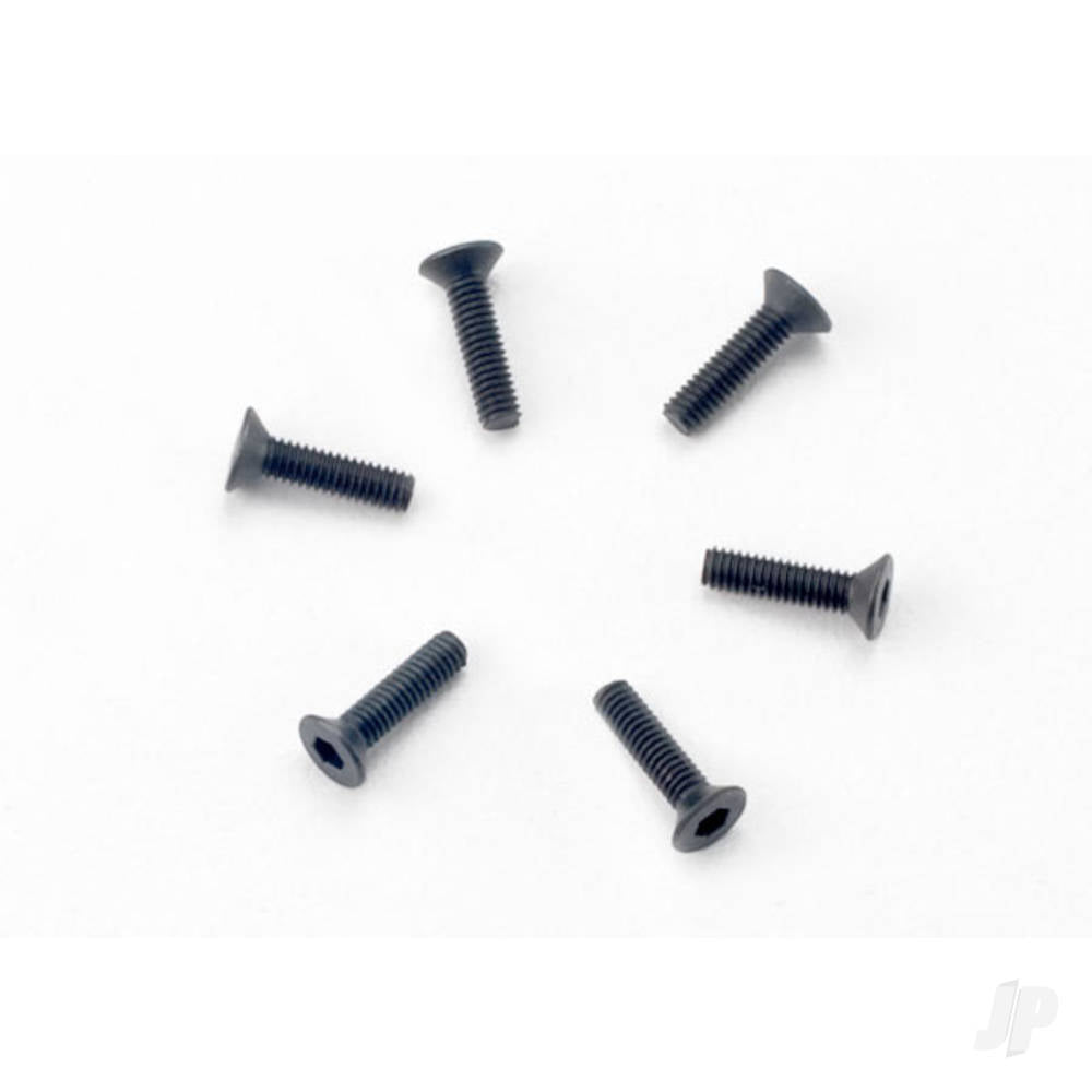 Traxxas Screws, 2.5x10mm countersunk machine (hex drive) (6 pcs) TRX2523