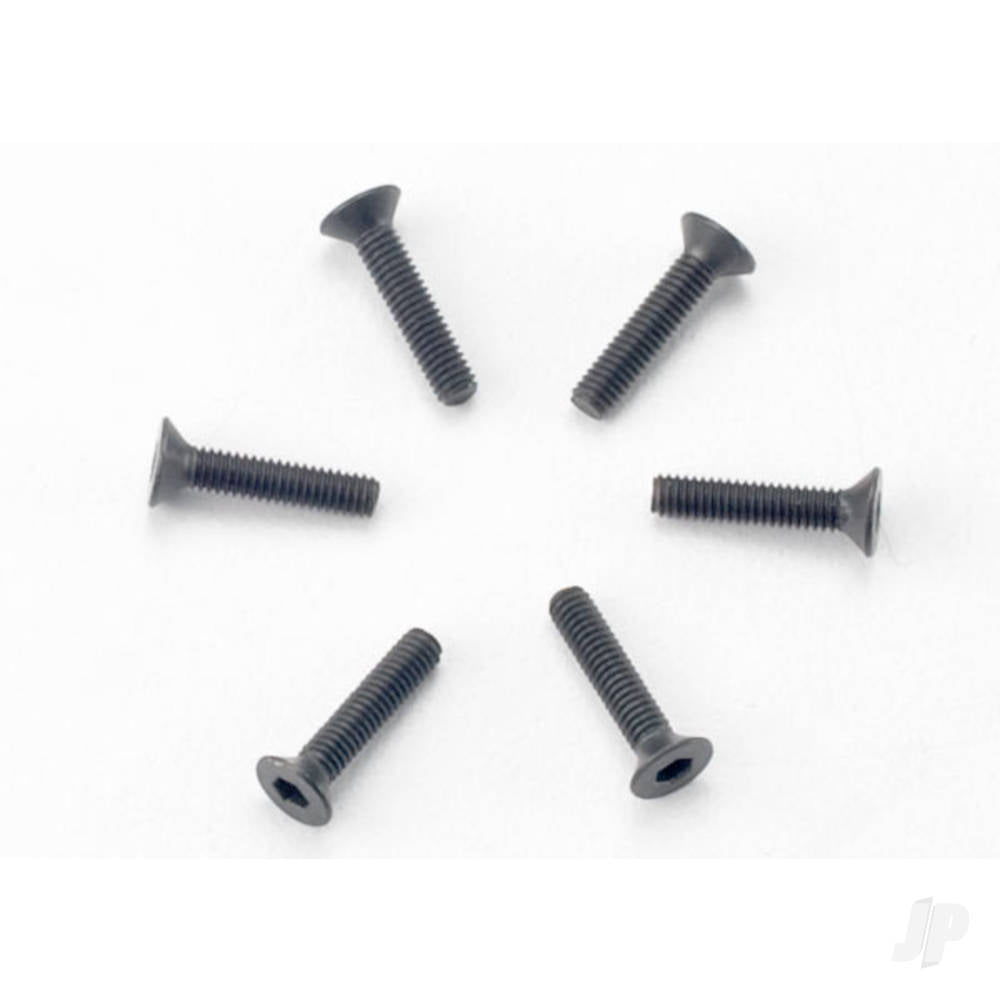 Traxxas Screws, 2.5x12mm countersunk machine (hex drive) (6 pcs) TRX2526