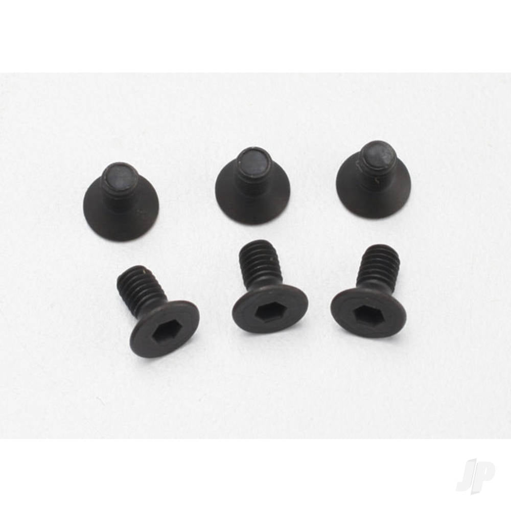 Traxxas Screws, 3x6mm countersunk machine (6 pcs) (hex drive) TRX2534