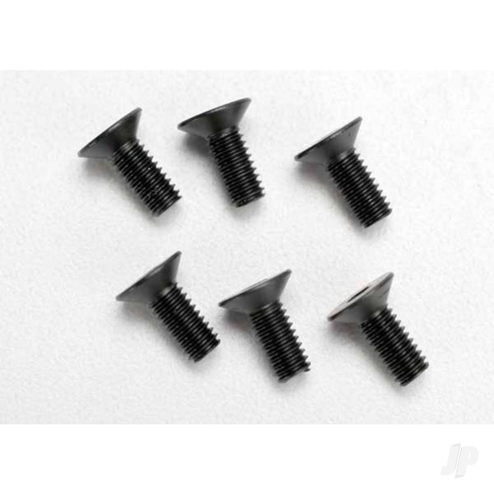 Traxxas Screws, 4x10mm countersunk machine (hex drive) (6 pcs) TRX2535