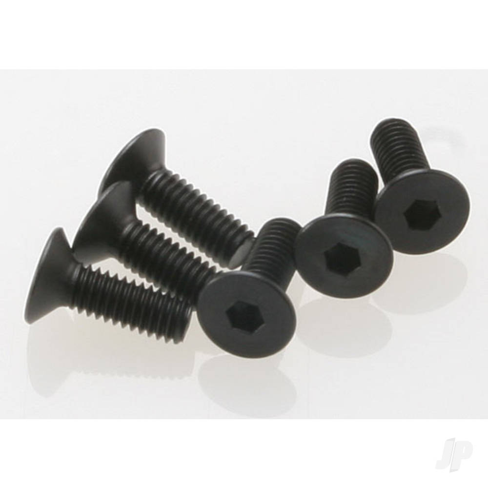 Traxxas Screws, 4x12mm countersunk machine (hex drive) (6 pcs) TRX2542