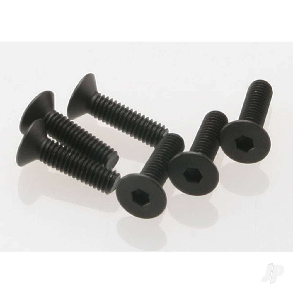 Traxxas Screws, 4x15mm countersunk machine (hex drive) (6 pcs) TRX2546