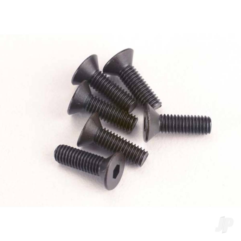 Traxxas Screws, 3x10mm countersunk machine (6 pcs) (hex drive) TRX2551