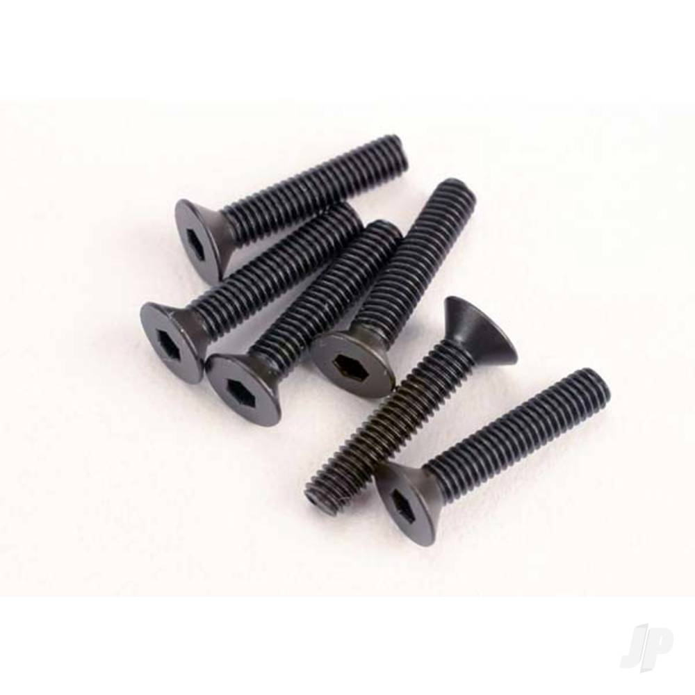 Traxxas Screws, 3x15mm countersunk machine (6 pcs) (hex drive) TRX2553