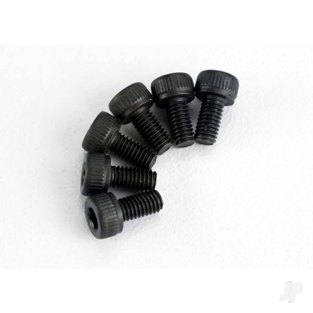 Traxxas Screws, 3x6mm cap-head machine (hex drive) (6 pcs) TRX2554